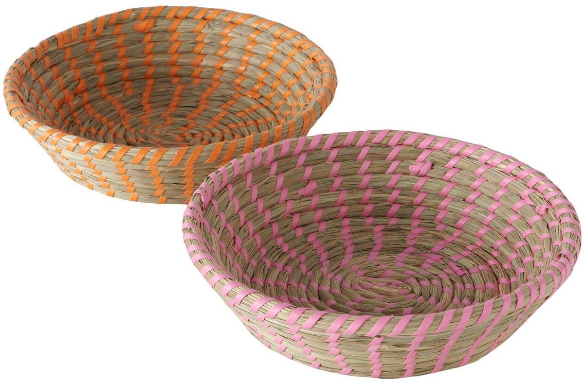 Boltze Home mandje speelgoed opbergmand multicolor 25x25x6,5cm.