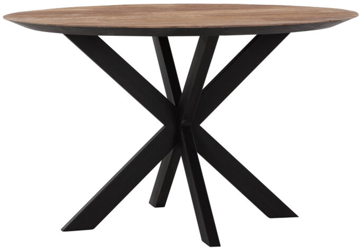 DTP Home Eettafel Timeless rond teakhout – 130x130x78 cm