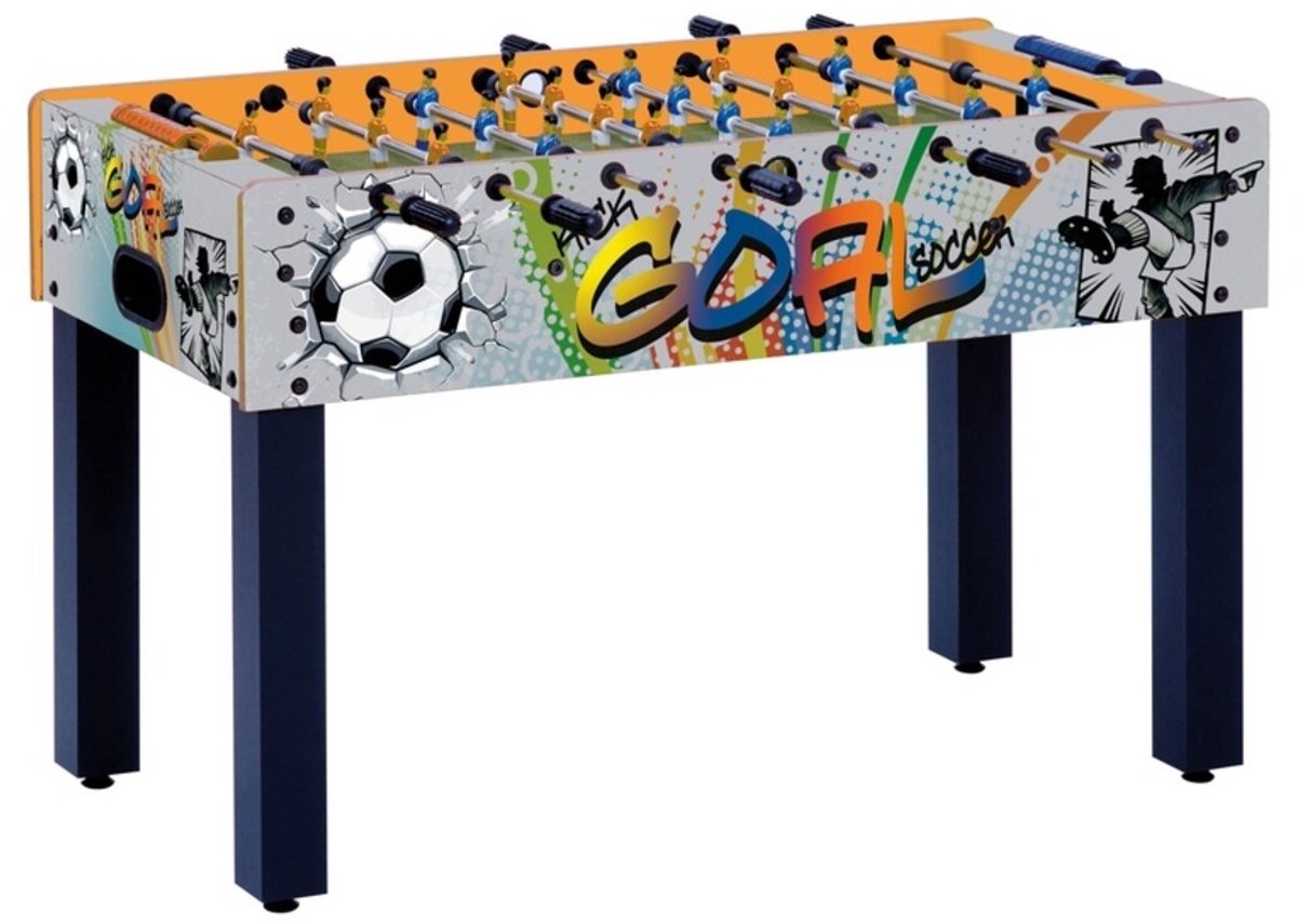 Garlando F-1 Goal Voetbaltafel - Kickertafel - Telescopische stangen - Voetbal - Goal print - voor kinderen tot 10 jaar - inclusief 2 balletjes