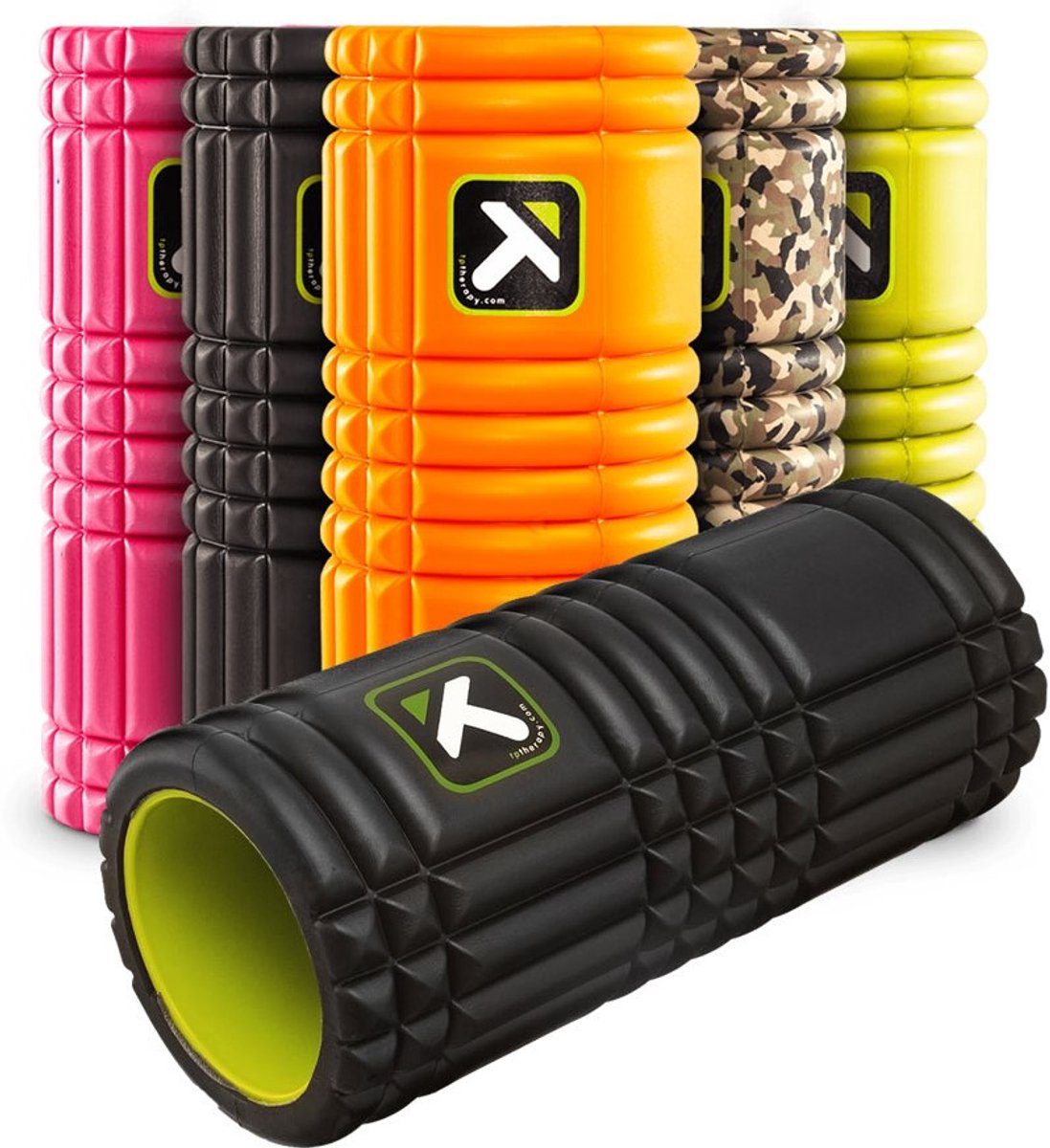 TriggerPoint - The Grid 1.0 Foam Roller - Lime Groen thumbnail 6