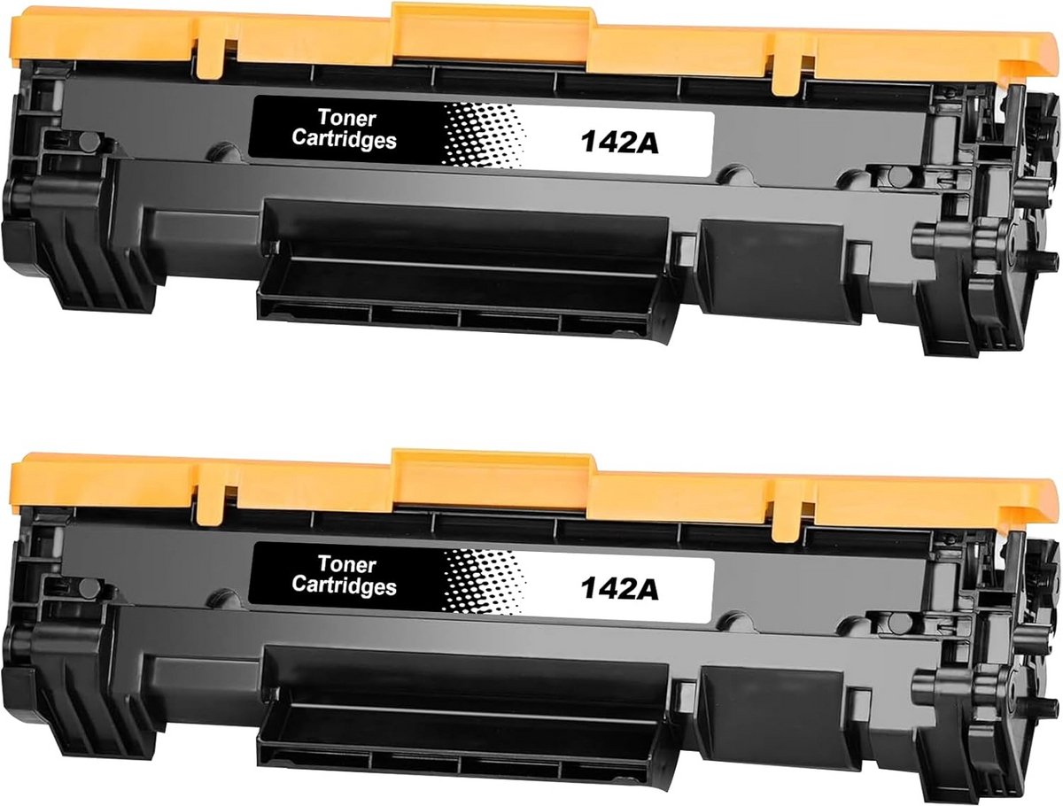 2x Zwarte Tonercartridge Compatibel met 142A W1420A / 142X W1420X voor Laserjet M110w M140w M139w