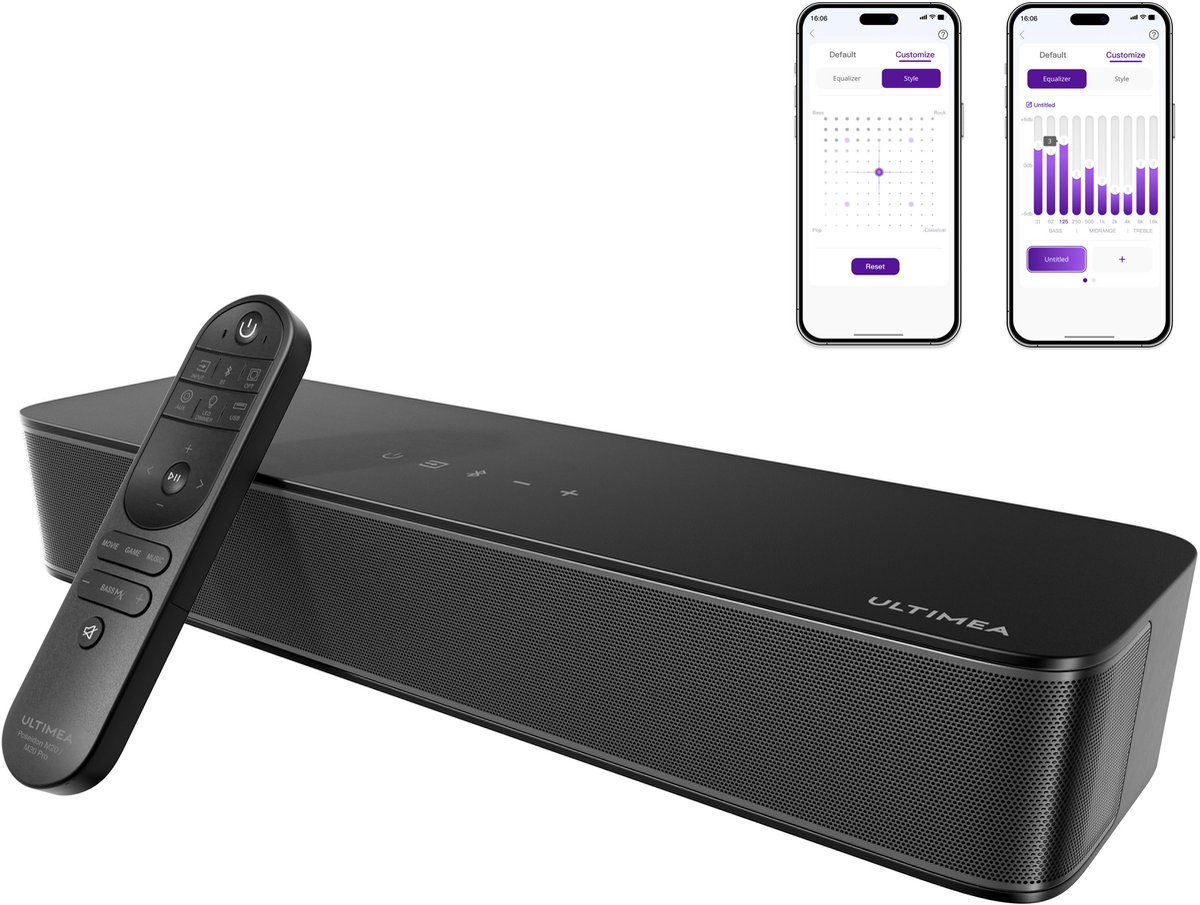 ULTIMEA 2.1 Soundbar met Ingebouwde Subwoofer - ULTIMEA - €85,49