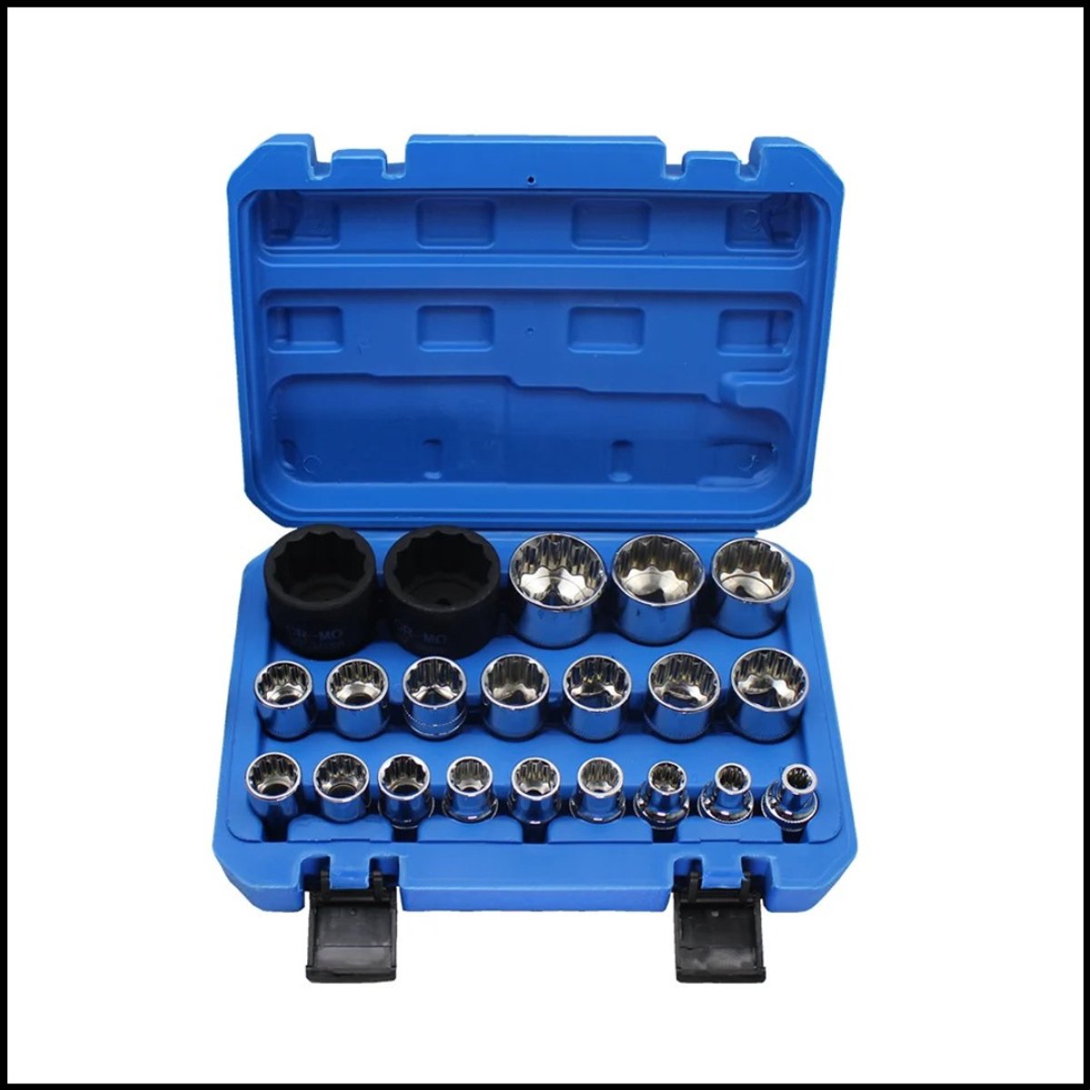 21-delige Socket Head Set – Ratelsleutel Tool – Plum Twelve Angle Korte Mouw – Draagbare Auto Reparatie Tools