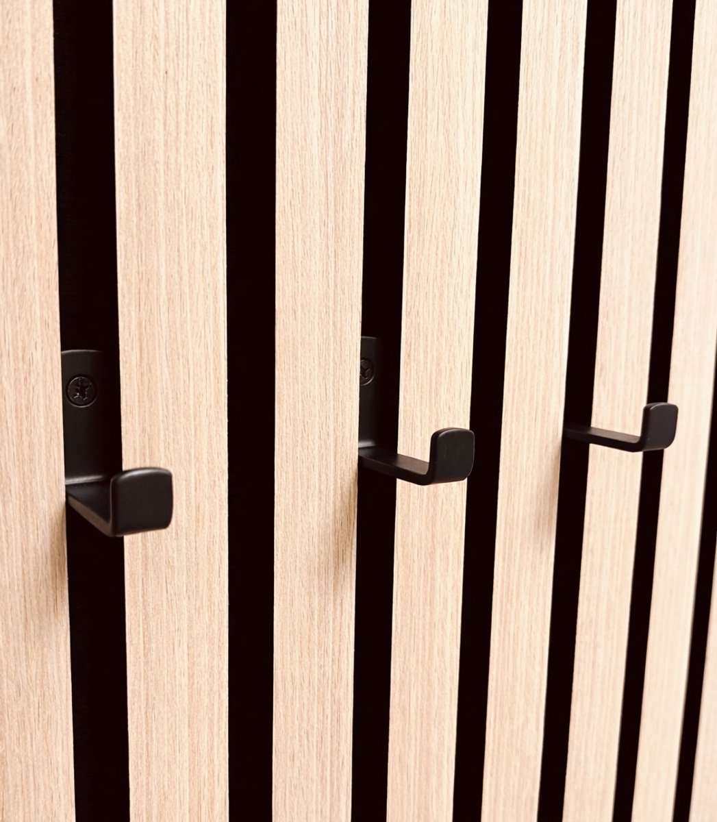 kapstokhaak voor akoestisch wandpaneel -Akupanel - 13mm - akoestische panelen - Akoestisch paneel- Akoestische wand - kapstok - Schroefmontage - 1 stuk - Metaal