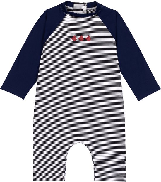 Petit Bateau Babypakje met uv-bescherming Jongens Zwempak - Blauw