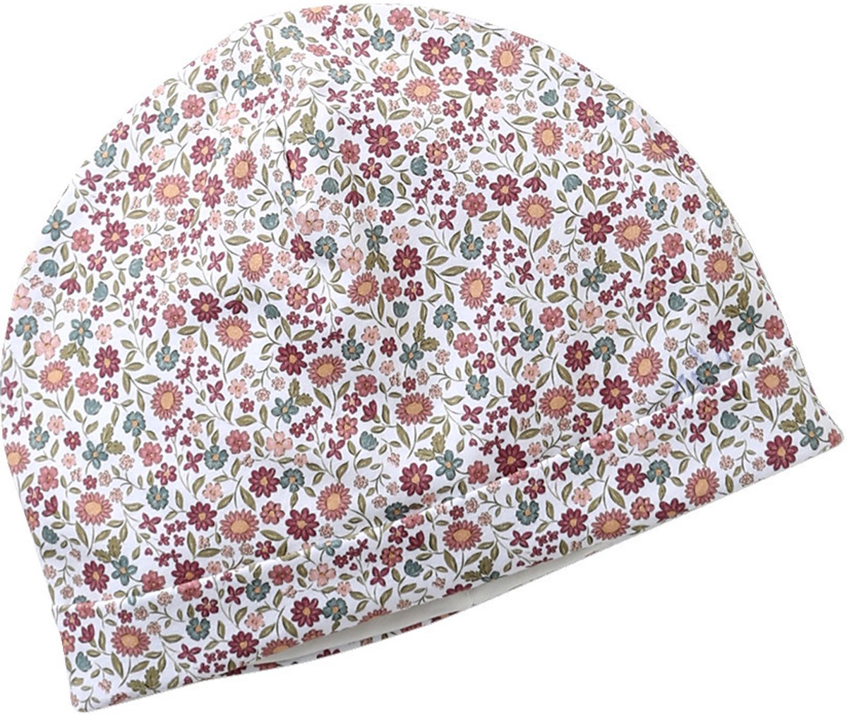 Vertbaudet Bloemige set voor meisjes muts + snood