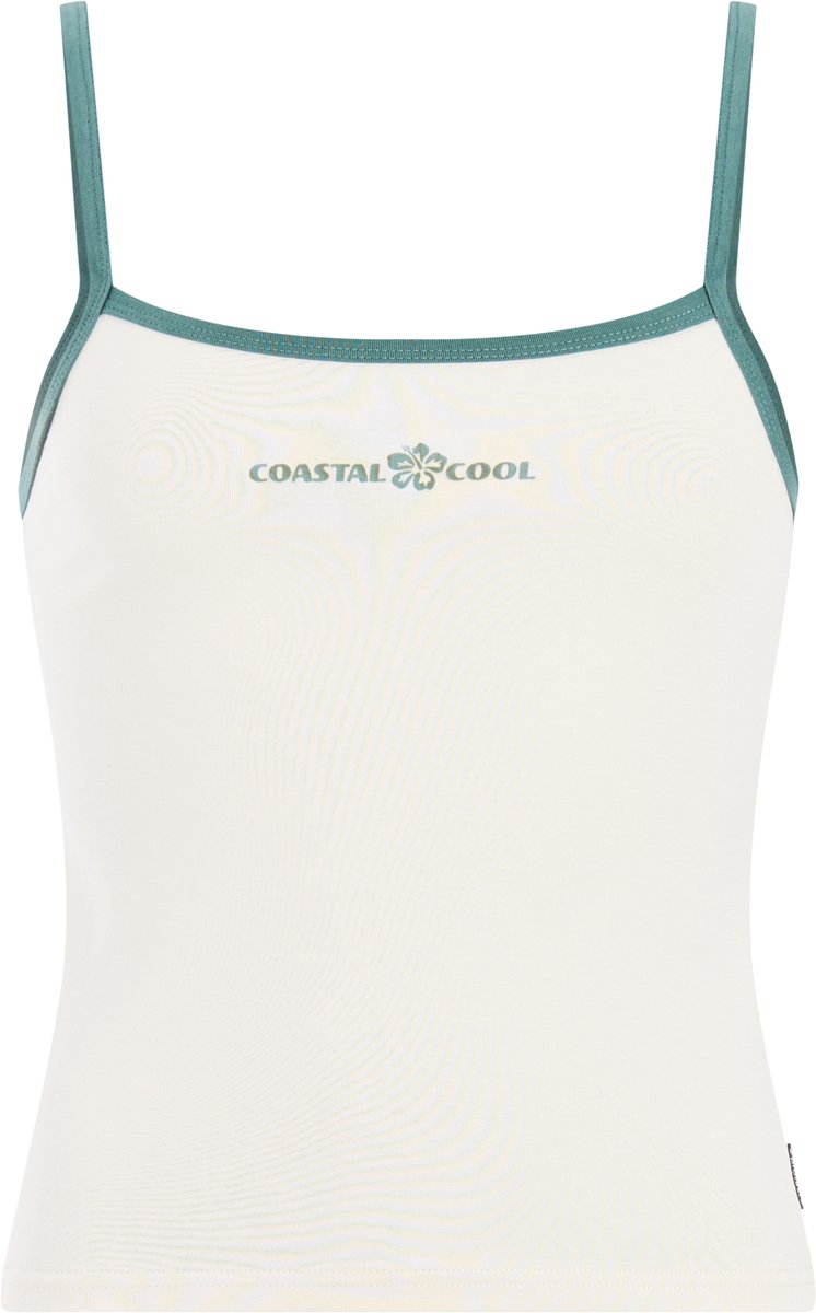 Protest PRTByte Spaghetti top Dames Normale pasvorm Spaghetti bandjes Crème Kitoffwhite