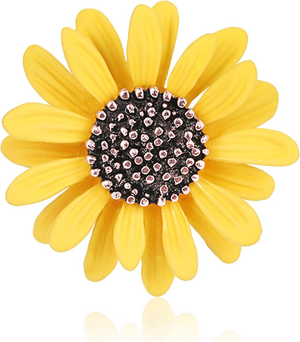Bloem Broche Pins - Daisy, Zonnebloem & Zon Bloem Reversspeldjes voor Dames en Heren
