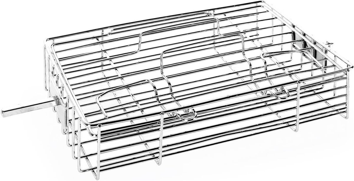 RVS Grillklem voor heteluchtfriteuse Rotatieaccessoire voor Vlees en Vis