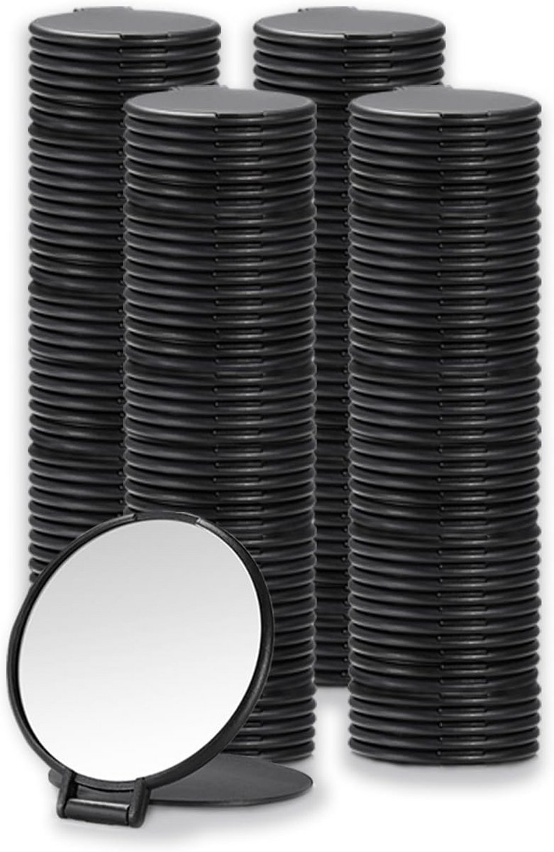 Compacte Ronde Portemonnee Spiegel Bulk - Set van 200 Stuks