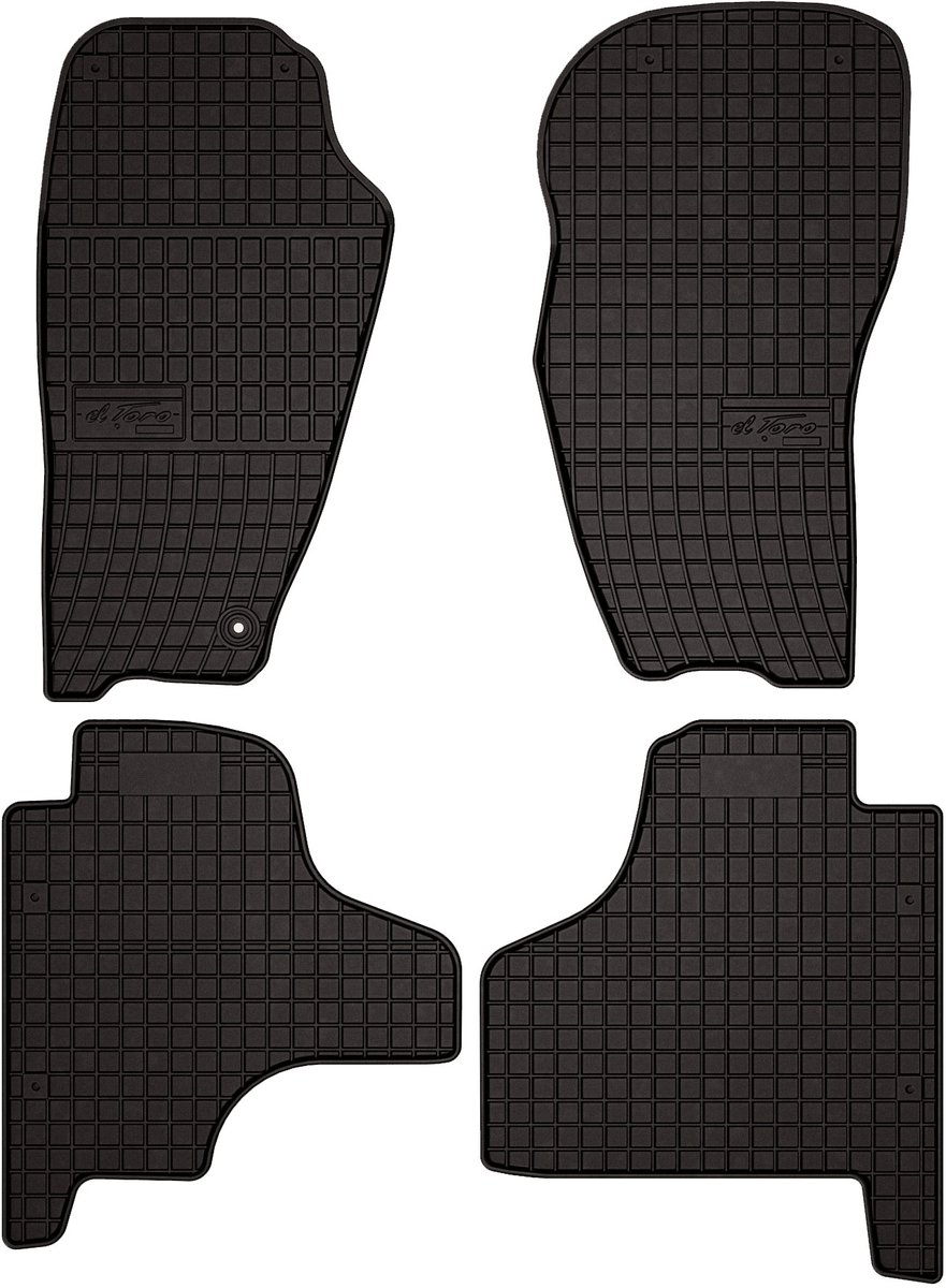 Wielganizator SolidPRO Serie - Auto Vloermatten - Jeep Cherokee IV SUV (2007-2012) - Zwart - Perfecte Pasvorm