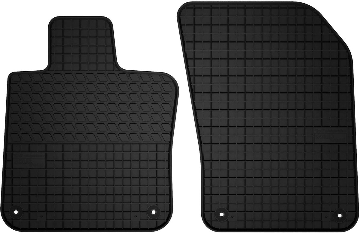 Wielganizator SolidTread - Rubber Automatten - Volvo S90 - 2016+ - Zwart - 2 Stuks
