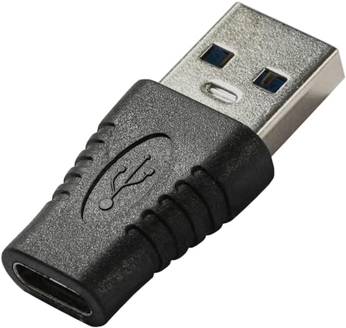 USB 3.0 A naar USB-C Adapter - Super-Speed 5 Gbps - Zwart