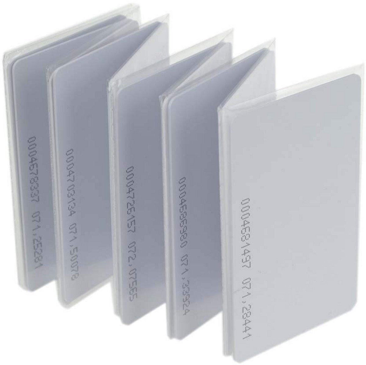 10x RFID Kaarten 125 kHz Nabijheidstoegang met Unieke Code - Alleen Lezen PVC
