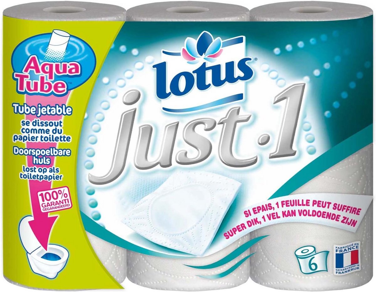 Toiletpapier met Doorspoelbare Buis - 5-laags Zacht en Sterk WC-papier - 12 Rollen Totaal