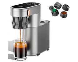 Pura Coffee C1 Pro - Compact & draagbare mini‑espressomachine - 20 bar, 3s instant heat - geschikt voor koffiepoeder & capsules