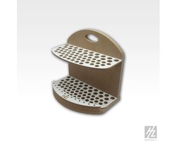 HobbyZone PN1 – Penseel & Tools Houder | MDF Organizer met 74 Gaten voor Modelbouwgereedschap en penselen