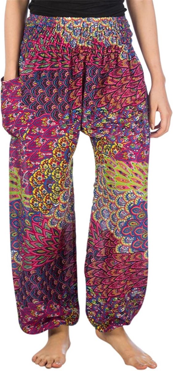 Comfortabele Harembroek Dames Boho Hippie Yoga Strandbroek Losse Pasvorm