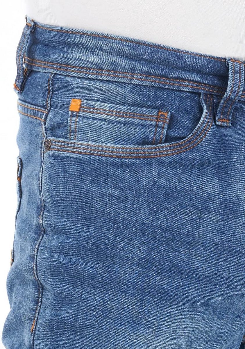 Heren Jeans Bootcut Stretch in Zwart, Blauw en Grijs - Diverse Maten