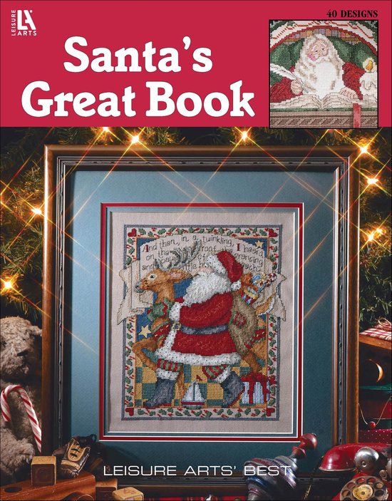 Santa's Great Book of Cross Stitch - cover