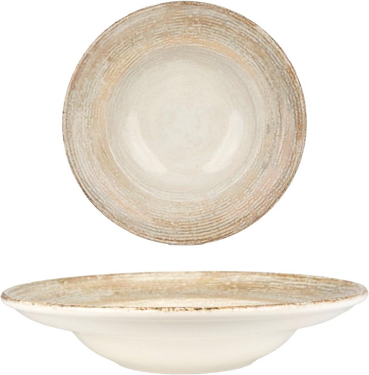 Set van 2 Porseleinen Pastaborden - 27 cm
