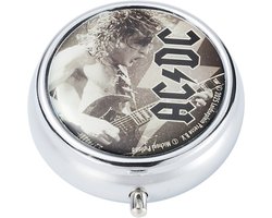 AC-DC Zak Asbak - Draagbaar - Pocket asbak - Klikslot - Metaal - 5 cm