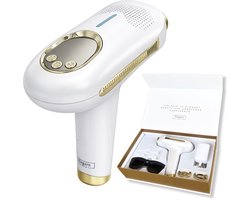 IPL Laser Ontharingsapparaat Elite voor Mannen en Vrouwen - 9 Standen - IPL Ontharingsapparaten - Ontharen voor Thuis - 2 opzetstukken - Ice-coolfunctie - Laser ontharing