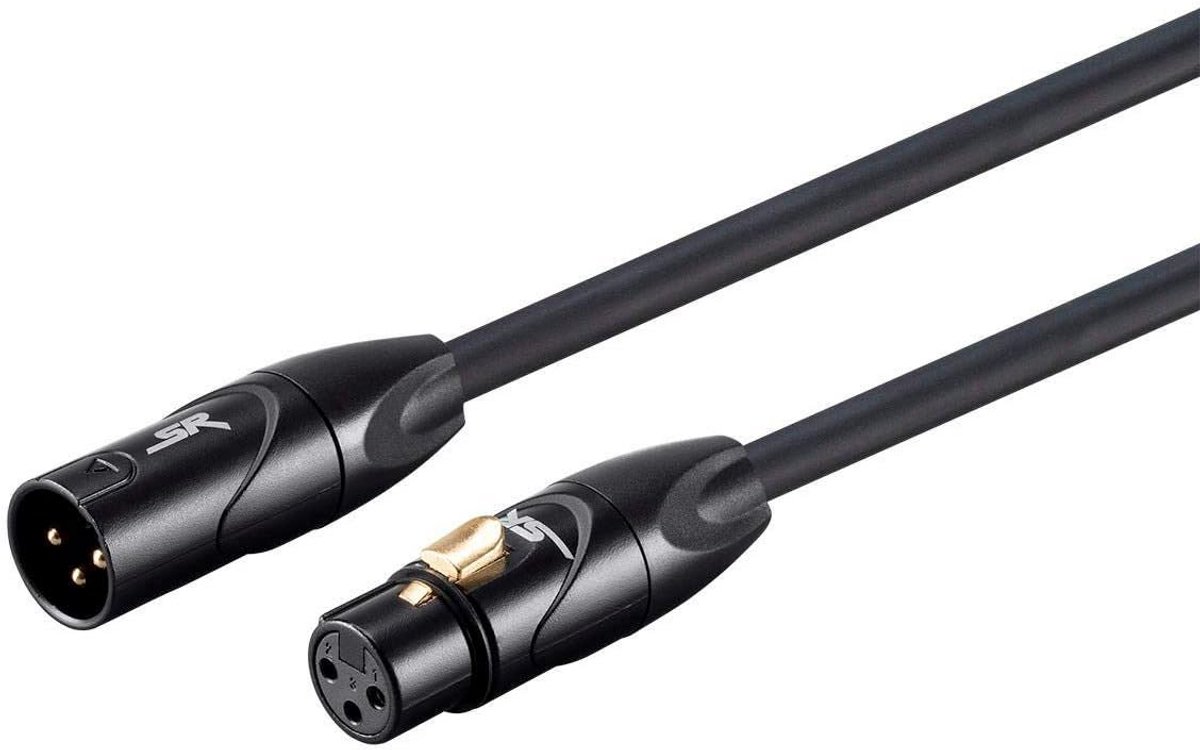 XLR Microfoonkabel Gebalanceerd 1.8 Meter 16AWG Mannelijk naar Vrouwelijk