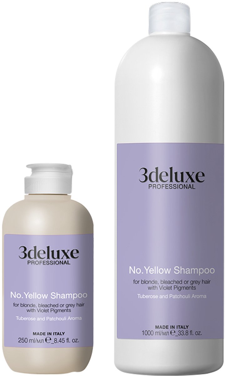 3DeLuXe No Yellow Shampoo 1000ml