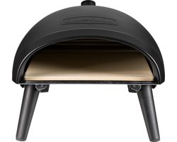 Grill Guru Pizza Oven Gas - Zwart - tot 450 graden - inklapbare pootjes voor opberg gemak