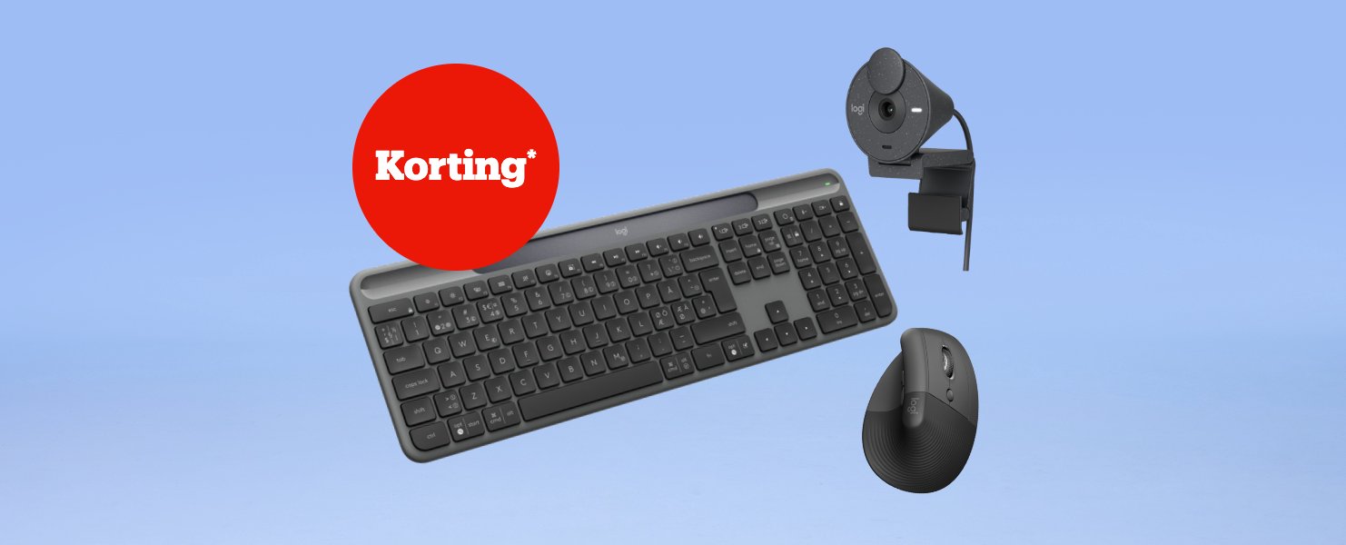 Korting* op Logitech