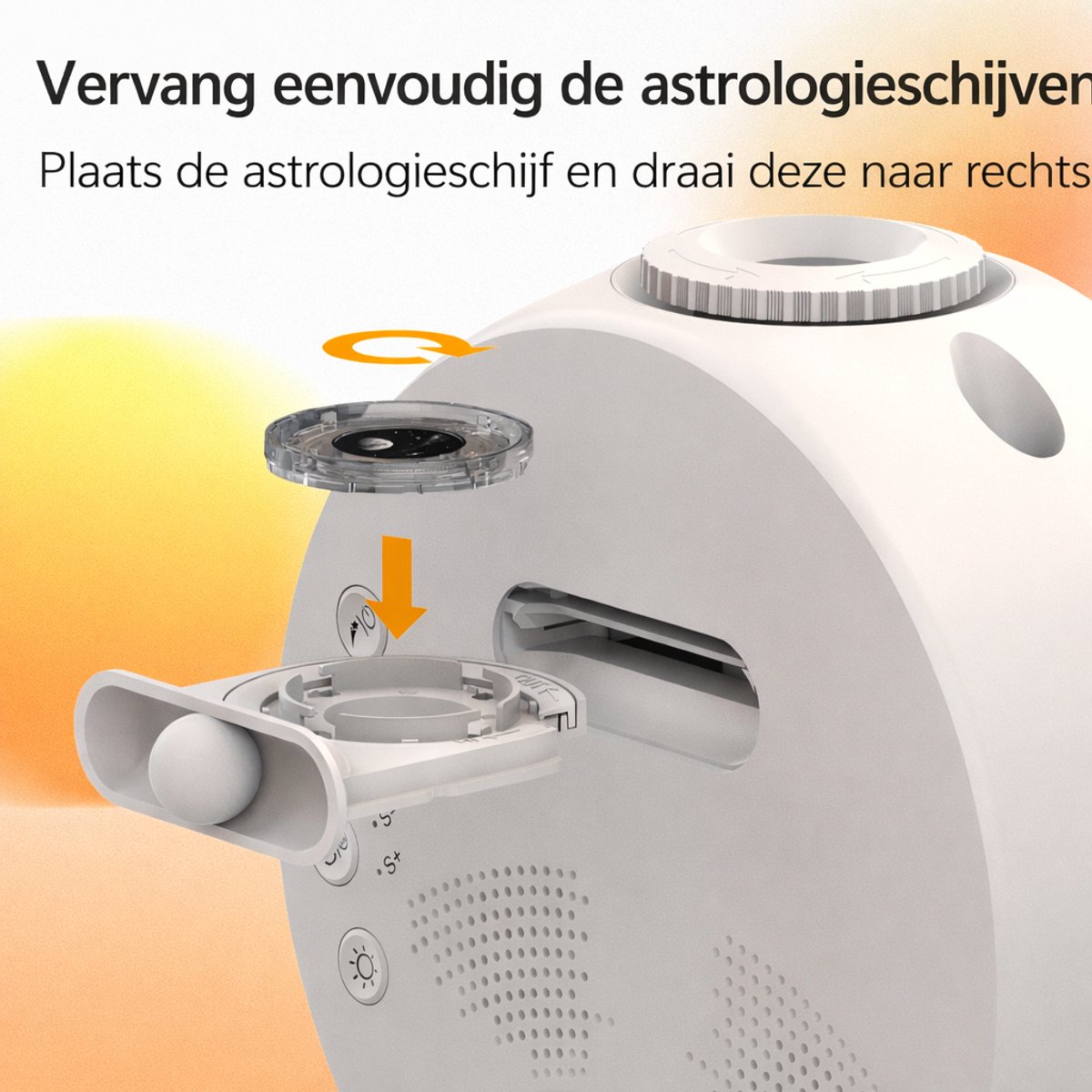 Galaxy Projector – Sterrenprojectie Wekker met Bluetooth Speaker – Nachtlampje met Rustgevende achtergrondgeluiden – 12 Lenzen Sterrenprojectie – verlichtingsapparaten – foto 7