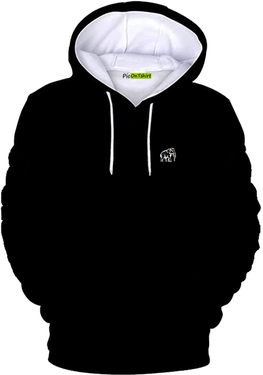 100% Katoenen Zwaargewicht Mammoet Capuchon Hoodies voor Heren en Dames Pure Cotton Hoodie for Men van Mammoth by PicOnTshirt 4XL