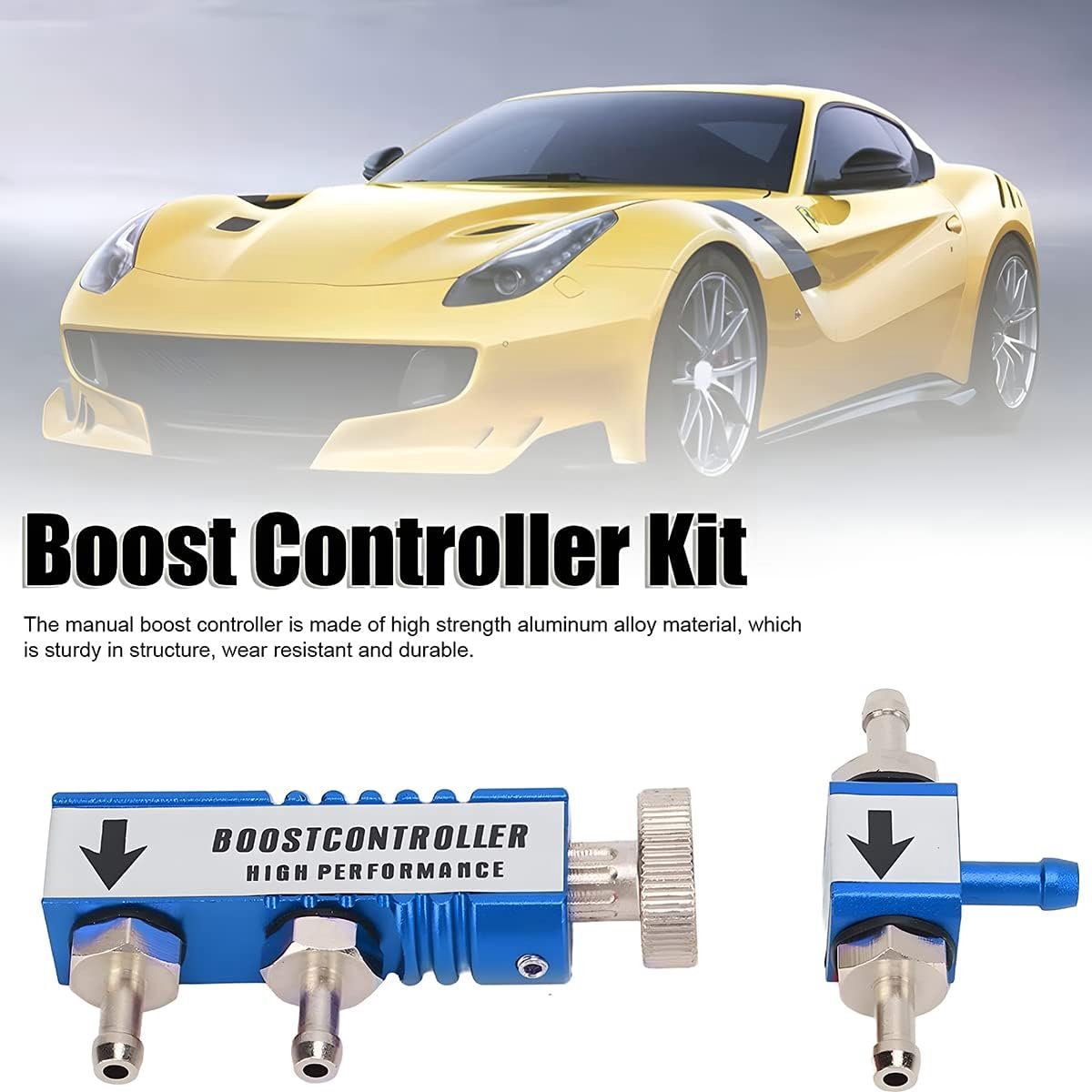 Universele Instelbare Handmatige Turboboost Controller - Aluminium Wastegate Regelaar