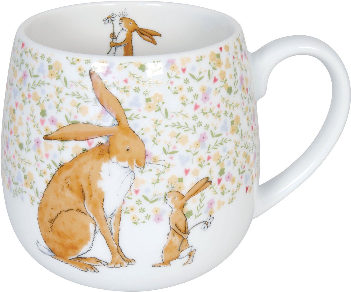 Könitz knuffelbeker Raad eens hoeveel ik van je hou, koffiemok, porselein, kleurrijk, 420 ml, 11 1 143 2447