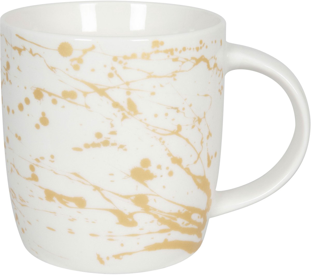 Könitz Golden Splash mok, koffiemok, beker, koffiekop, bone china, 350 ml, 11 7 275 2628
