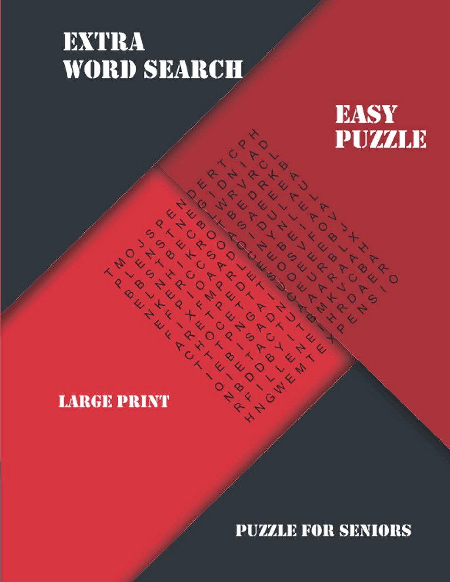 Zeer Makkelijke Zoekplaatjes voor Ouderen – Groot Lettertype, 80 Puzzels