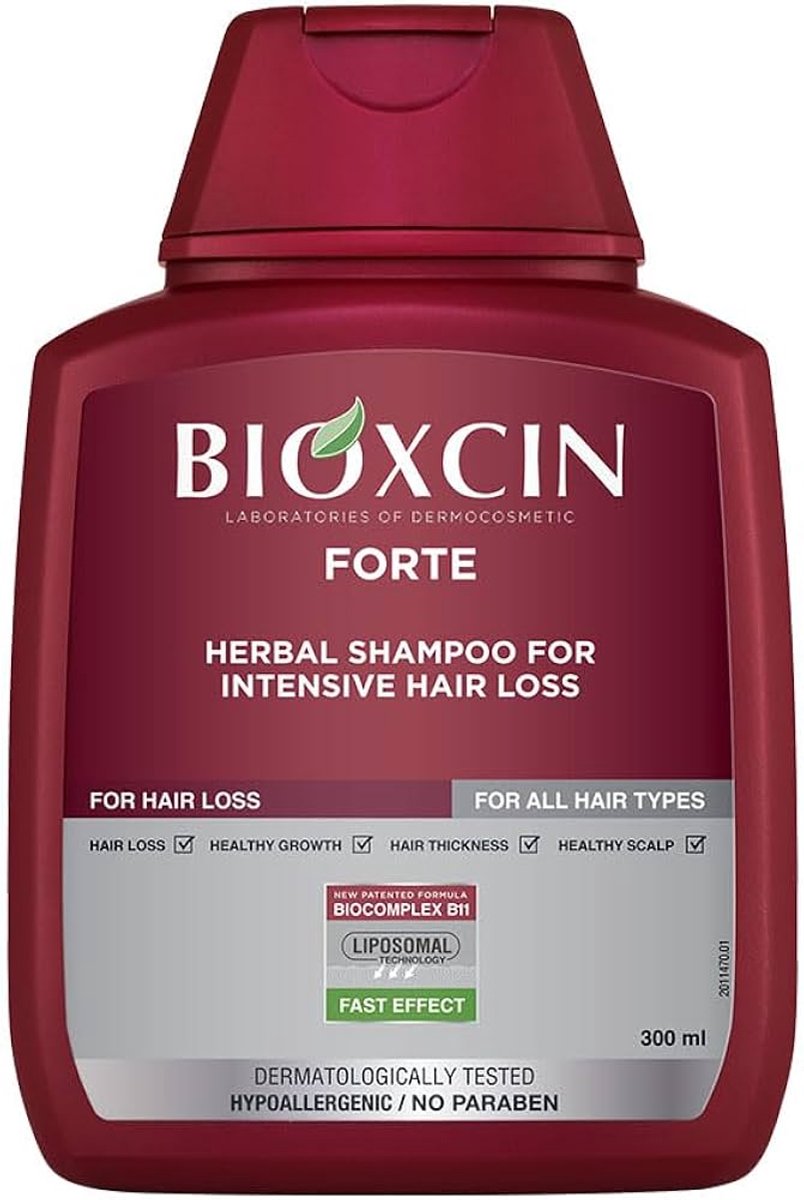 Bioxcin- Forte Shampoo 300 ml + 100 ml Forte Shampoo gratis (zeer effectief tegen haaruitval voor vrouwen en mannen) - Herbal - Bio - Herbal shampoo - bioxcin - bioxsine - Anti-Haaruival