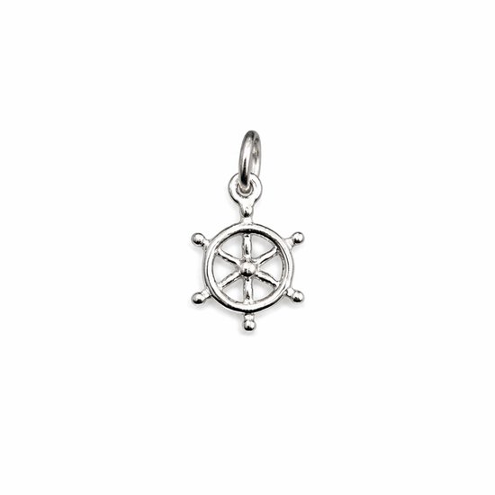 House of Jewels - Mini Dharma Wiel Hanger - Dharmachakra - 925 Zilver