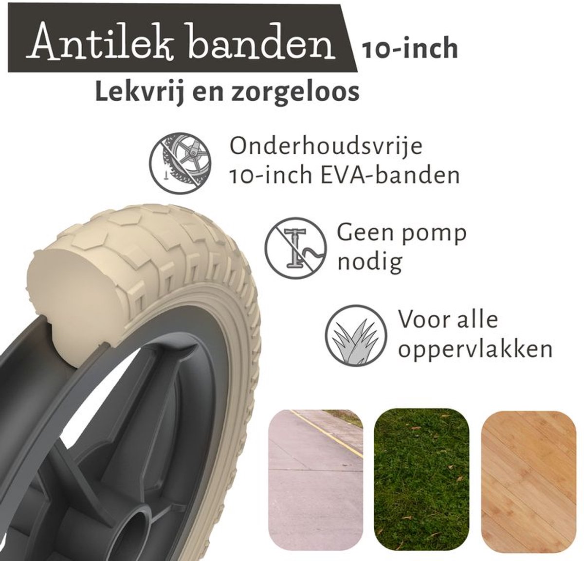Chillafish Loopfiets 2 jaar - Lichtgewicht met verstelbaar zadel en stuur - Zwart - Loopfiets voor jongens en meisjes tot 4 jaar met handvat om te dragen en anti lek banden - Model Charlie — afbeelding 4