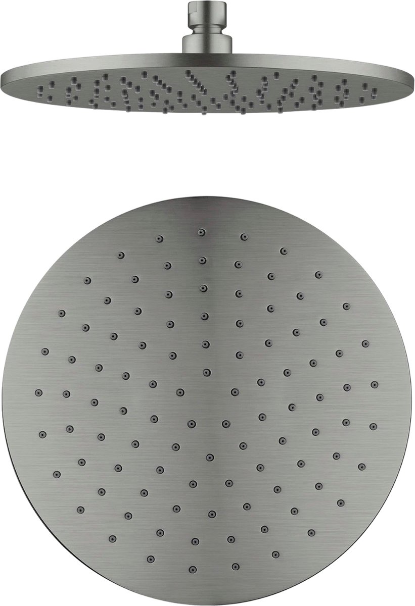 Owen & Finch Messing Regendouchekop Ø250 – Gun Metal – PVD – Messing
