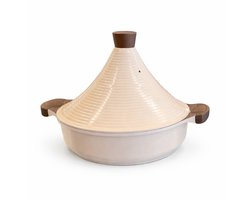 Tajine Inductie Arabisch Design Non-stick Beige