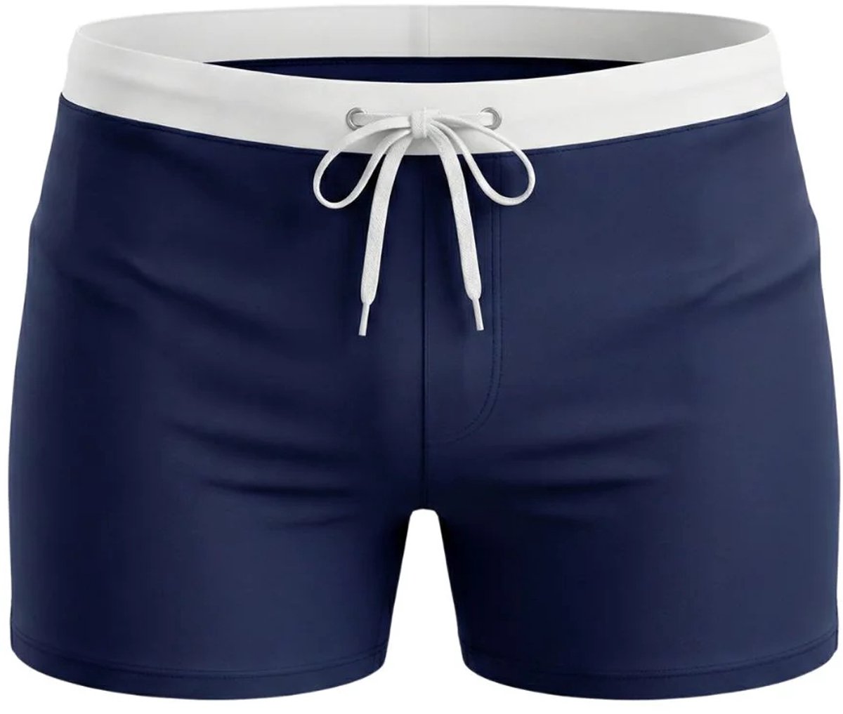 Swimshort Del Mar Navy - Maat S - Zwemboxer Heren Navy - Swimwearclub