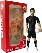 Megableu - Rode Duivels - Actiefiguur 20 cm - Thibaut Courtois - Voetbal Speelfiguur met Bewegende Ledematen