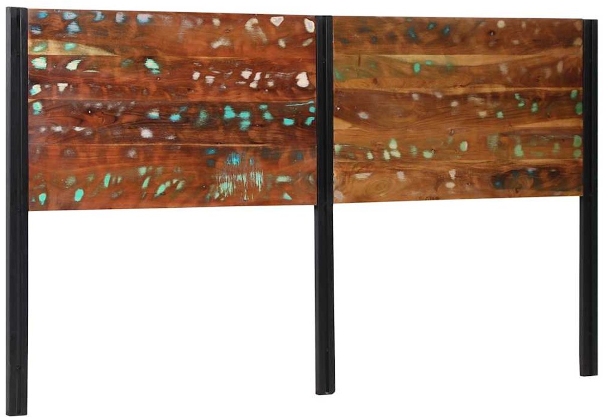 vidaXL - Hoofdeinde - 180 - cm - massief - gerecycled - en - ijzer