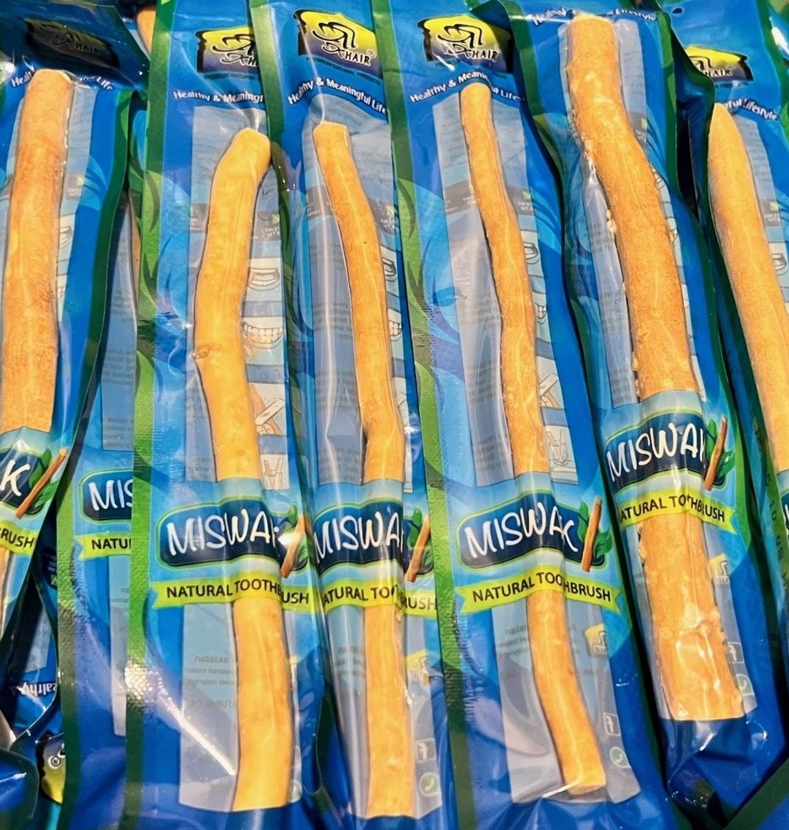miswak natuurlijke tandenborstel naturel XL