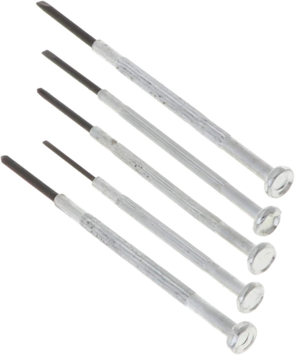 Set van 5 Precisie Schroevendraaiers voor Horloges en Sieraden Reparatie