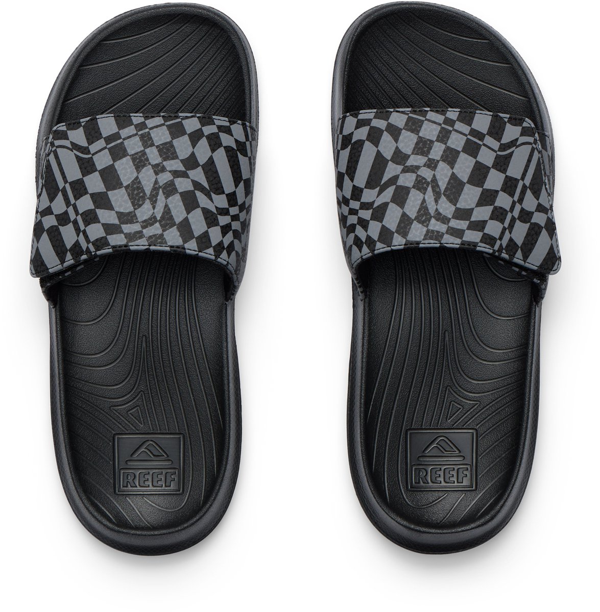 REEF KIDS SALTY SLIDE Jongens Slippers Zwart