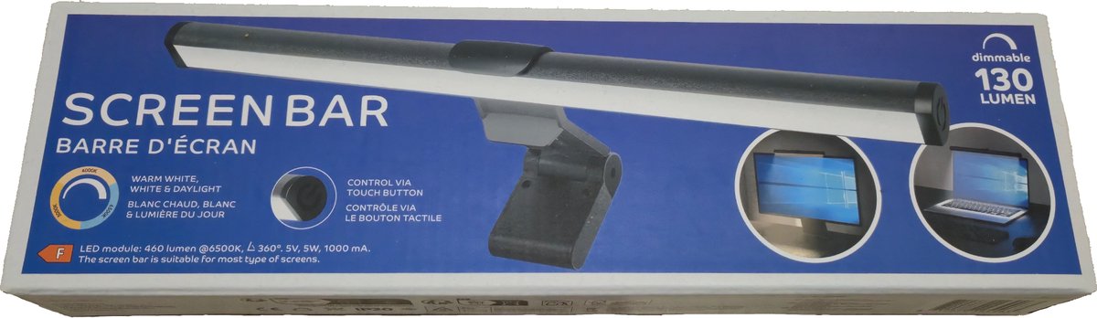 Eurodomest Schermbalk USB LED – Dimbaar, 3 Lichtstanden thumbnail 4