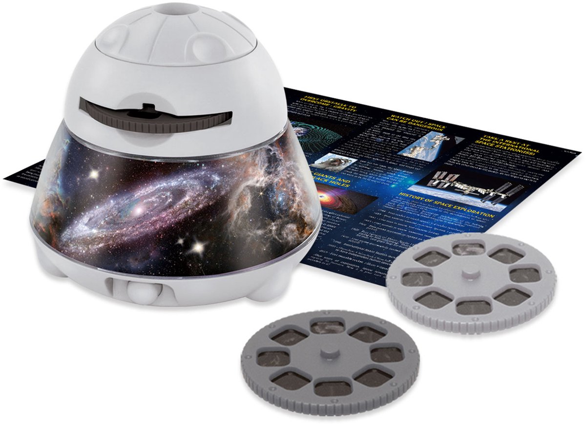 Ambo nachtprojector speelgoed - Interstellaire missie multicolor.